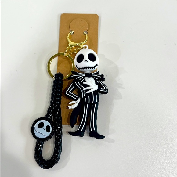 Nightmare Before Christmas Jack Skelton Bag Charm Keychain Accessory | 🆕 - Picture 1 of 3